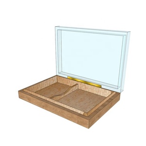 JAYI custom wooden humidor for cigars, cigar humidor case cigar box with acrylic lid
