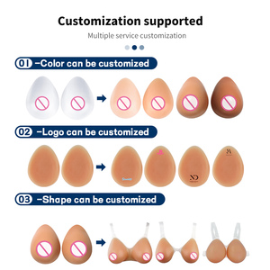 Prothèses mammaires en gel de silicone 100% pour travestis, seins artificiels doux et naturels pour hommes, prix bas, grande taille, rebondissants - Product Image 4