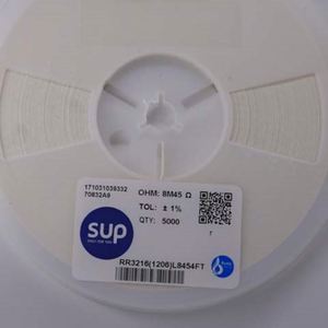 Factory Direct RR3216 1206L8454FT 1206 3216 Resistors Chip Resistors SMD Resistors 8.45Mohm 1% 1/4W Thick Film Resistor - Product Image 1