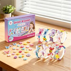 Kids Boutique <b>Headband</b> Craft Kit DIY Hair Bows Pins Ribbons Gems Hearts Stars Holiday Gift Retail Supply Bulk Box - Product Image 4