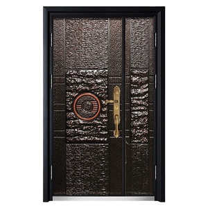 Puerta Principal <span class=keywords><strong>de</strong></span> <span class=keywords><strong>Aluminio</strong></span> Fundido - Puerta <span class=keywords><strong>Exterior</strong></span> <span class=keywords><strong>de</strong></span> Metal <span class=keywords><strong>de</strong></span> Seguridad Resistente con Marco Reforzado y Diseño Anti-Escalada <span class=keywords><strong>para</strong></span> Entrada Principal <span class=keywords><strong>de</strong></span> Casa - Product Image 4