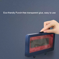 Support de téléphone étanche pour douche, anti-buée, rotation à 360°, réglable, pour salle de bain, cuisine, baignoire, piscine, montage mural