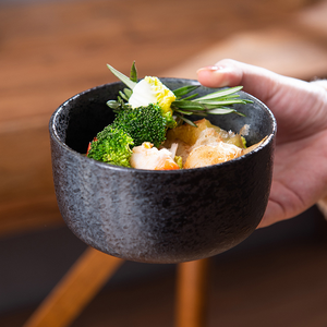 Bol en céramique personnalisable pour les repas et les restaurants d'accueil Bol en porcelaine pour la cuisine à domicile écologique - Product Image 5