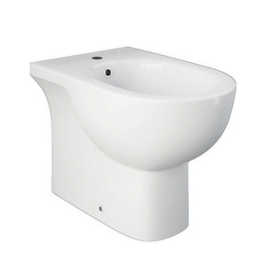 Bidet a Parete con Rubinetto Erogatore, Lunghezza 58 cm, Larghezza 37,5 cm, Altezza 45 cm - Product Image 1