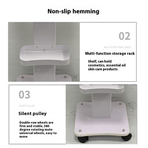 Wholesale Multi-Purpose Load-bearing Beauty <b>Trolley</b> Spa <b>Trolley</b> for Beauty Salons & Hospitals - Product Image 3