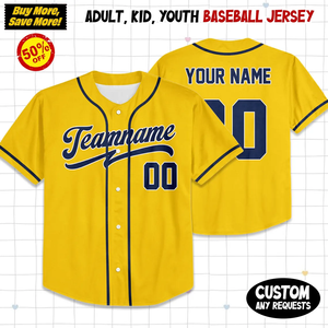 Kaos Jersey Baseball & Softball Ukuran Besar Unisex Bernapas, Dapat Dicetak, untuk Pria dan Wanita - Product Image 2