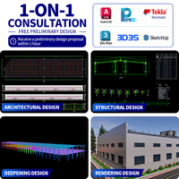 Edificio Comercial de Gran Envergadura con Estructura de Acero de Diseño Personalizado para Supermercados, Centros Comerciales Modernos y Tiendas Minoristas