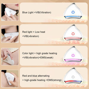 جديد اهتزاز تسخين ميكروكرنت Gua Sha وهج كهربائي حيوي صغير جهاز تدليك رفع الرقبة - Product Image 5