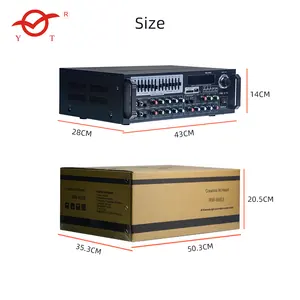 مضخم مزج كاريوكي مع USB/SD/FM/EQ