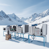 Máquina para Hacer Hielo en Escamas Haiyue de 0.3T 0.5T, Fabricada en China, para Restaurantes u Hoteles, Hielo de Grado Alimenticio