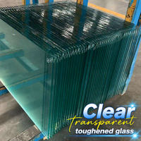Verre trempé XinHong économique, anti-déformation, haute dureté, résistant à l'usure pour cloisons intérieures