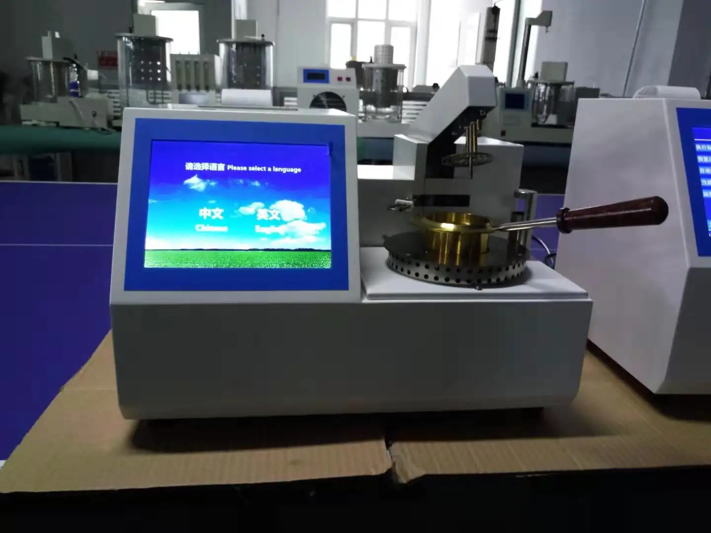 ASTM D92 Open Cup Engine Oil Flash Point Testing Machine