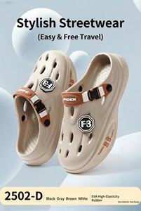 Sandales OEM Croc pour Hommes, Été, Intérieur, Maison, Nouveauté 2025, Antidérapantes, Usage Domestique, Extérieur, Plage, Bout Fermé, Vente en Gros - Product Image 5