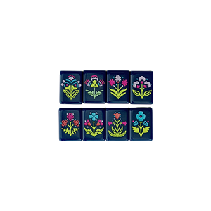 Juego de Mahjong Dear Mahjong de 160 Piezas Premium, las Fichas Originales en Acrílico Azul Marino, Juego de Mahjong para Fiestas y Entretenimiento - Product Image 4