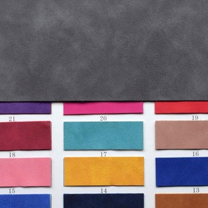 หนัง PU สีพื้น ผิวสัมผัสแบบทอ ขัดเงา สำหรับทำกระเป๋าถือ กระเป๋าสะพาย และกระเป๋าโท้ท - Product Image 2
