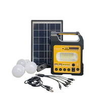 Station d'alimentation solaire portable, batterie lithium-ion 7500mAh, démarreur de secours, panneau solaire, lampe torche, radio, kit LED MP3, MPPT, onde sinusoïdale pure