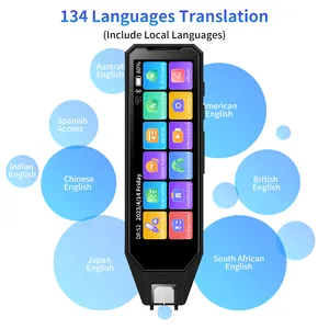 سعر المصنع محمول لغة الترجمة الصوتية الماسح الضوئي المسح الضوئي الترجمة الأعمال التجارية للسفر 16G