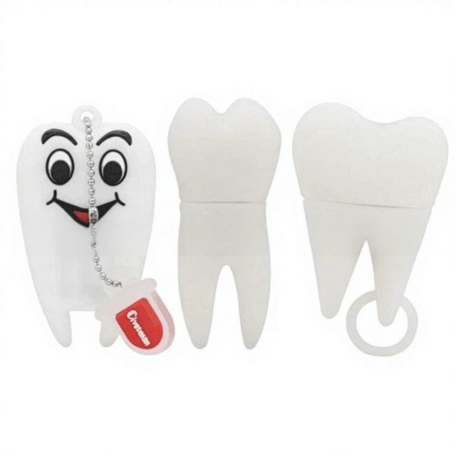 Factory Wholesale Simulation Teeth USB 2.0 Plastic Creative Hospital Gift U Disk 8G 16G Personality Cartoon Design