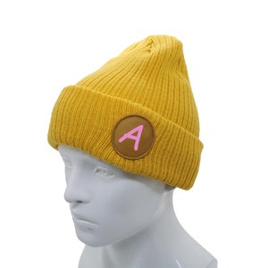 Custom High Quality Yellow Black Plaid <b>Golf</b> <b>Beanie</b> Winter Sports <b>Beanie</b> Pom Pom Warm Stylish Digital Fashionable Cotton Beach - Product Image 2