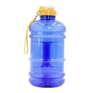 2.2 Liter Sport Bottle Large Capacity Gym Fitness Water Bottle With Storage Wallet