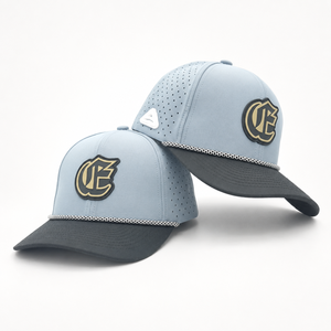 Custom Silicone Logo Golf Cap 5 Panel Custom High Quality Low MOQ Breathable Quick Dry Adjustable Strap Durable Men - Product Image 1