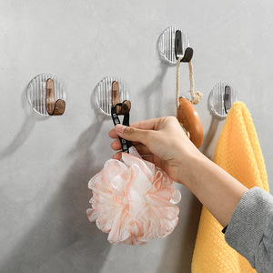 Gancho Acrílico Shang Xingwang, 4 Piezas, Capacidad de Carga de 2 kg, Removible, Moderno, para Toallas de Baño y Cocina - Product Image 3