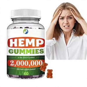 Ausreson Private Label Bear Hemp Oil Gummy High Potency Immune Support Vitamin Gummies for Adults - Product Image 1