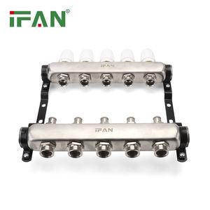 IFAN Atacado Baixo MOQ 3/4 "<span class=keywords><strong>Manifold</strong></span> De Água 304 Manifolds De Aço Inoxidável para Sistemas De Aquecimento De Piso - Product Image 2