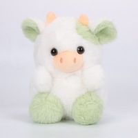 Ventes de premier plan : Peluche vache jaune, poupée vache en peluche, jouet vache mignon en peluche rose, jouets en gros