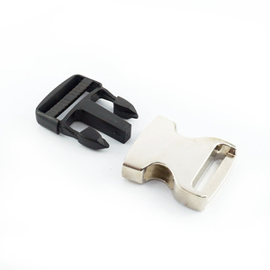 Hebilla de liberación lateral de aleación de zinc, 32 mm de diámetro interior, para bolsos, color plateado duradero - Product Image 2