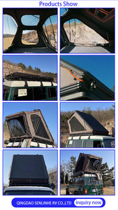 Tente de toit rigide en aluminium avec tissu Oxford, design imperméable quatre saisons, installation rapide pour <span class=keywords><strong>camping</strong></span> et glamping en SUV/camion - Product Image 2