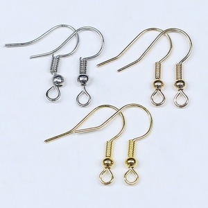 Ganci per <span class=keywords><strong>Orecchini</strong></span> <span class=keywords><strong>in</strong></span> <span class=keywords><strong>Acciaio</strong></span> Inossidabile Placcato Argento, Stile a Spirale Francese, Senza Nichel, per Creazione di Gioielli - Product Image 1