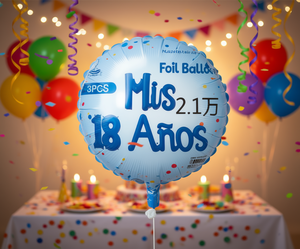 Foil <b>Balloon</b> 18 Years Birthday Party <b>Decorations</b> Metallic Number Shape Digital Printing Teenagers Celebration Supplies - Product Image 2