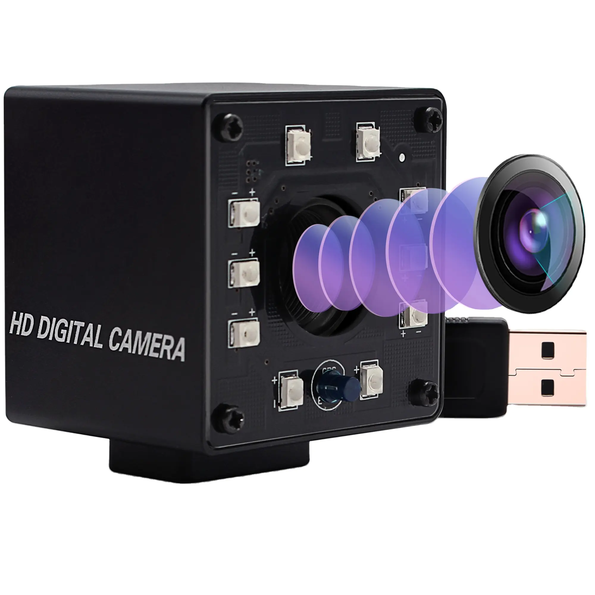 ELP 1080P USB Camera High Speed HD Mini Small Webcam Android IR Cut Led Board CMOS Sensor Night Camera For Machine Vision