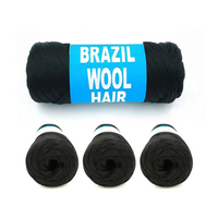 BELEZA Laine Brésilienne Tendance 70g pour Tresses, Cheveux en Laine Brésilienne Jumbo à Tresser au Crochet en Polyester Coloré