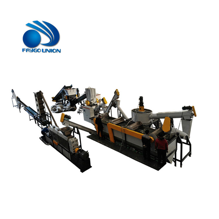 Faygo Union 500 кг/ч машина для переработки домашних животных/завод по переработке ПЭТ бутылок/линия по стирке хлопьев домашних животных