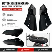 Protège-mains de moto DY250, protège-guidon de 22 mm, protège-mains en plastique ABS haute résistance avec kit de montage complet
