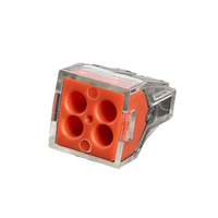 HYSF SUBSEA Hochspannungs-250V 4-Loch Isolierter Kupferdraht-Verbinder 103D Durchdringender 24A 2,5mm Elektrischer Drahtverbinder