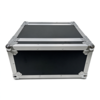 OEM/ODM Rakitan Flight Case 5U Gaya Amerika, Tahan Air IP67, Perlindungan Tugas Berat, Garansi 3 Tahun, 4 Kaki Karet