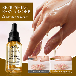 Sản phẩm làm đẹp sadoer thực vật hữu cơ thơm tinh dầu hoa hồng đa dụng chăm sóc cơ thể Tóc Mặt bán buôn nhãn hiệu riêng dầu massage - Product Image 2