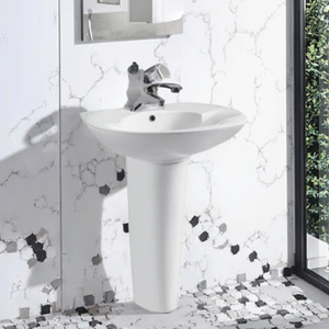Robinet monotrou moderne sur pied, lavabo facile à nettoyer, lavage des sols à la <span class=keywords><strong>main</strong></span> pour hôtel ou hôpital, <span class=keywords><strong>WC</strong></span> autonomes pour salle de bain - Product Image 2