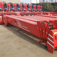 Camion-grue à flèche droite de 19,9 m SPS25000C avec treuil et grue à câble pour les chantiers de construction et l'utilisation domestique, facile à entretenir