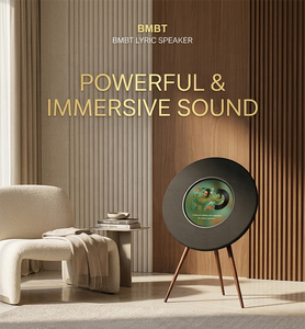 R1Wireless <b>Floor</b> Standing Smart Speaker HD Lyrics Album Art Display Luxury Stereo Home <b>Heater</b> Audio for LivingRoom Bedroom HD In - Product Image 4