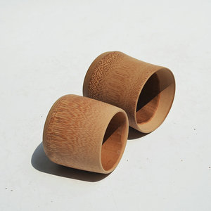 BAMBUS riutilizzabile tè al caffè riutilizzabile bere Ecofriendly tazze di bambù verde per il matrimonio - Product Image 3