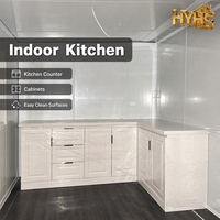 Maison conteneur extensible HUAYING de 40 pieds, préfabriquée et portable, pour usage résidentiel, bureau, campement temporaire