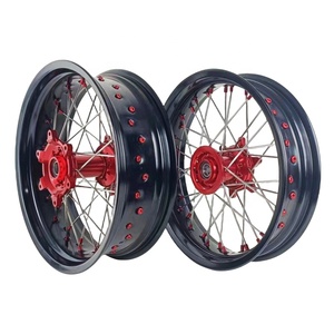 Jantes Supermotard 16 17 pouces pour YZ125 YZ250 YZ250F YZ450F, en aluminium CNC durable et anodisé, pour Yamaha 2024, ensemble de jantes de course Motard - Product Image 4