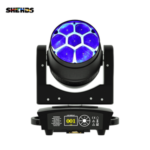 셰드 꿀벌 눈 빛 미니 7X40W LED 이동 헤드 워시 효과 빛 무대 결혼식 클럽 이벤트에 대 한 RGBW 740 IP20 - Product Image 2