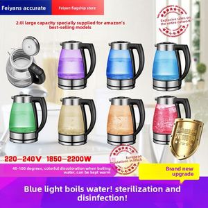 Smart Touch Color-Changing Glass Electric <b>Kettle</b> Large Capacity Insulation <b>Temperature</b> Adjustment Cross-Border Neutral Stock - Product Image 3