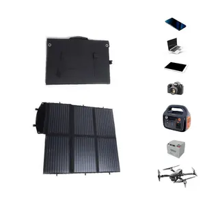 OEM Smart outdoor folding type solar panel br solar 80w 100w 120w 200w foldable solar phone charger