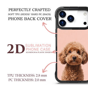 Funda magnética 2D personalizada para <span class=keywords><strong>iPhone</strong></span> para 17 16 15 14pro-Fundas para teléfonos móviles compatibles con carga inalámbrica - Product Image 3